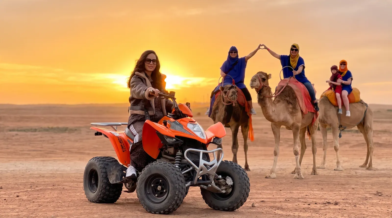 Quad et chameau, le combo Saïdia